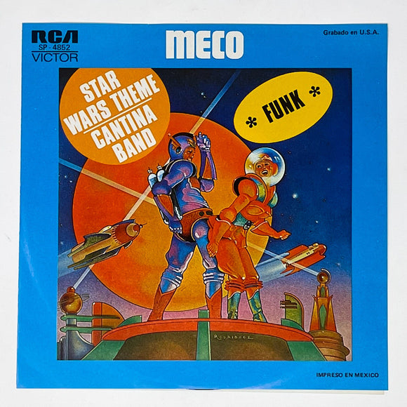 Vintage Foreign Vinyl Star Wars Vinyl MECO Star Wars Theme 7