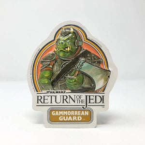 Vintage Fun Products Star Wars Non-Toy Vintage Gammorrean Guard Vacformed Sticker (UK 1983)
