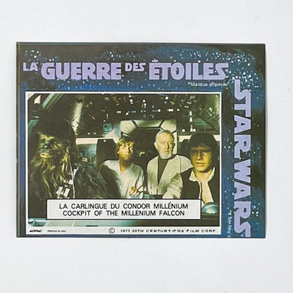 Vintage General Mills Star Wars Non-Toy General Mills Canada Sticker Star Wars Falcon Cockpit (1977)