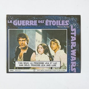 Vintage General Mills Star Wars Non-Toy General Mills Canada Sticker Star Wars Yan, Luc, Leia (1977)