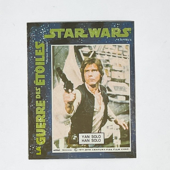 Vintage General Mills Star Wars Non-Toy General Mills Canada Sticker Star Wars Yan Solo (1977)