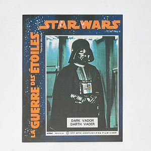 Vintage General Mills Star Wars Trading Cards General Mills Canada Sticker Star Wars Darth Vader (1977)