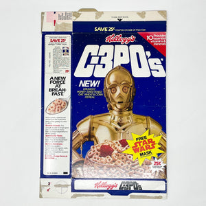 Vintage Kellogs Star Wars Non-Toy C-3PO's Cereal Boxes with Masks