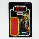 Vintage Kenner Canada Star Wars Cardback Han Solo Trench Coat Canadian ROTJ Cardback (77-back)