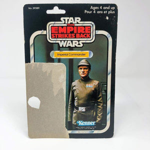 Vintage Kenner Canada Star Wars Cardback Imperial Commander Canadian ESB 41-back Cardback