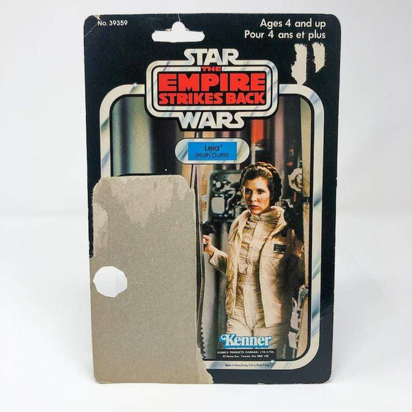 Vintage Kenner Canada Star Wars Cardback Leia Hoth Canadian ESB Cardback (41-back) - cut pop