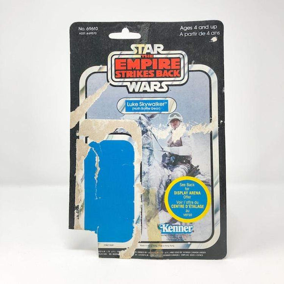 Vintage Kenner Canada Star Wars Cardback Luke Skywalker Hoth Battle Gear Canadian ESB Cardback (45-back)