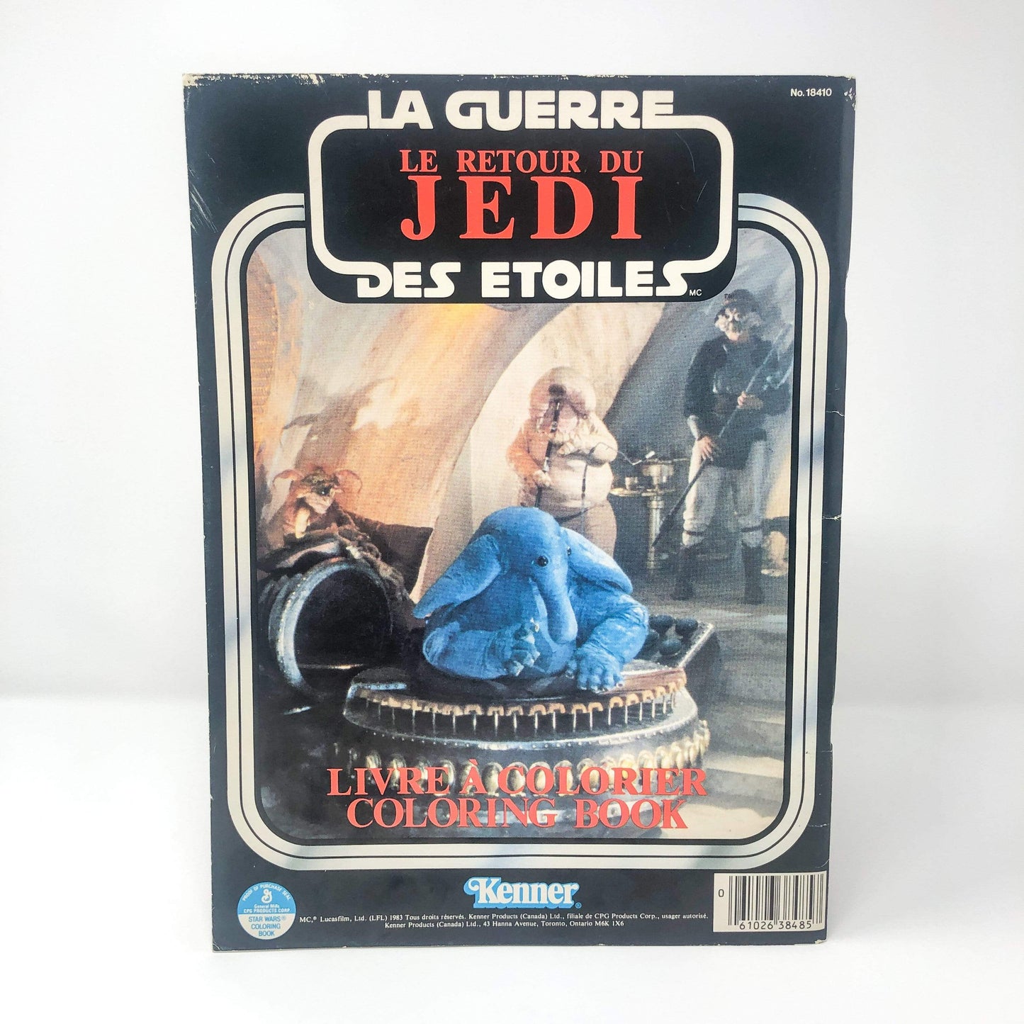 ROTJ Kenner Canada Colouring Book - Rebo Band (1983)