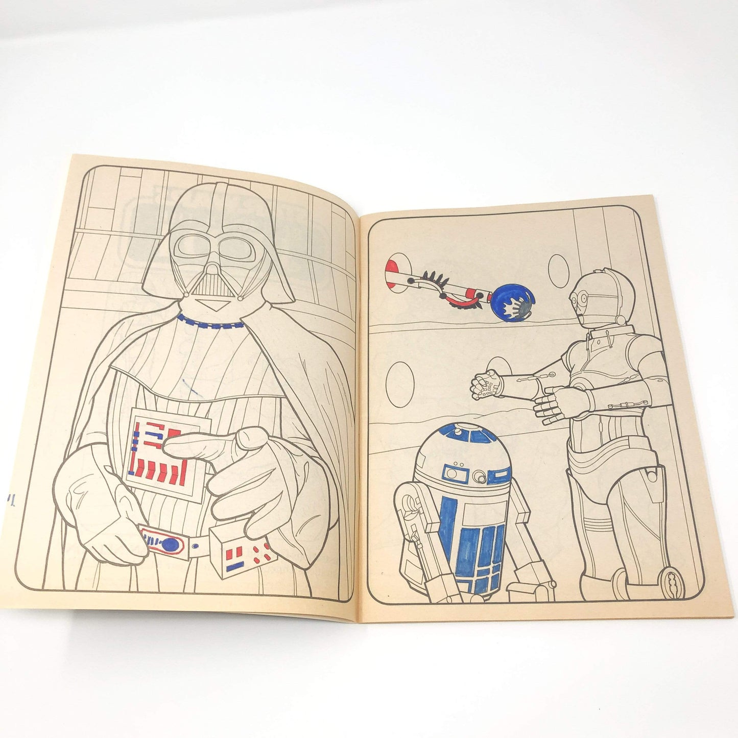 ROTJ Kenner Canada Colouring Book - Rebo Band (1983)