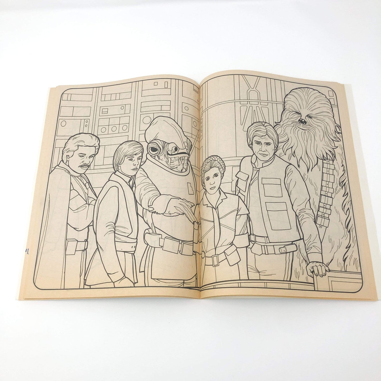 ROTJ Kenner Canada Colouring Book - Rebo Band (1983)