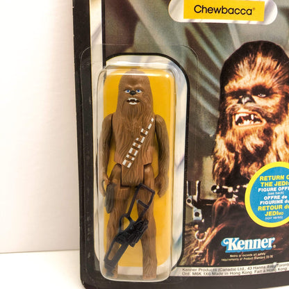 Chewbacca ROTJ 65 Back Kenner Canada - Mint on Card