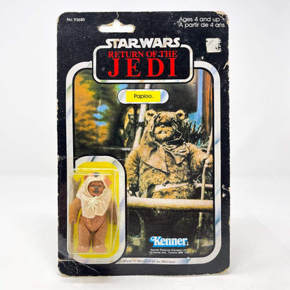 Vintage Kenner Canada Star Wars Toy Paploo ROTJ 77 Back Kenner Canada Offerless- Mint on Card