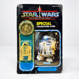 Vintage Kenner Canada Star Wars Toy R2-D2 Pop-up Saber POTF 92-back  - Mint on Card