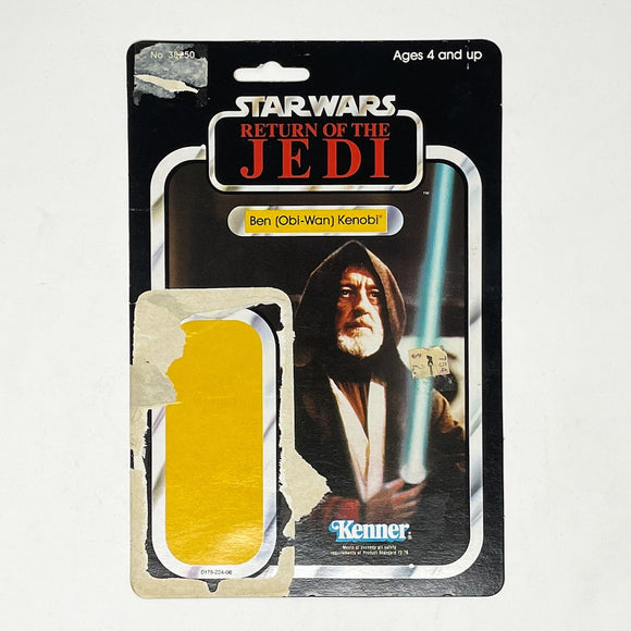 Vintage Kenner Star Wars Cardback Ben (Obi-Wan) Kenobi ROTJ Cardback (79-back)