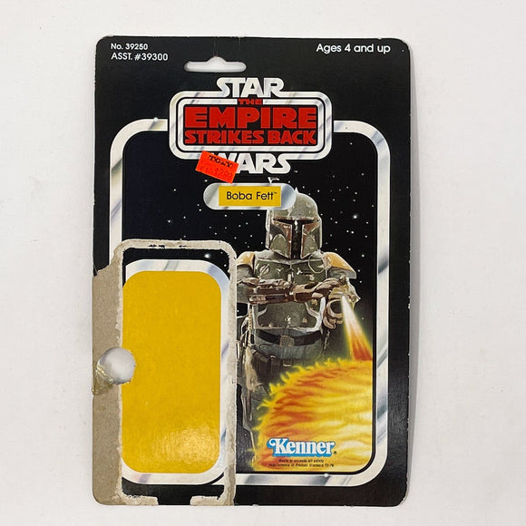 Vintage Kenner Star Wars Cardback Boba Fett ESB Cardback (41B-back) - cut pop