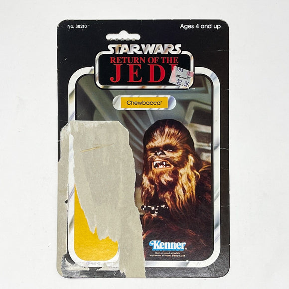 Vintage Kenner Star Wars Cardback Copy of Chewbacca ROTJ Cardback (65-back)