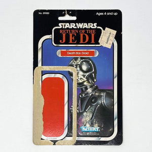 Vintage Kenner Star Wars Cardback Death Star Droid ROTJ Cardback (77-back)
