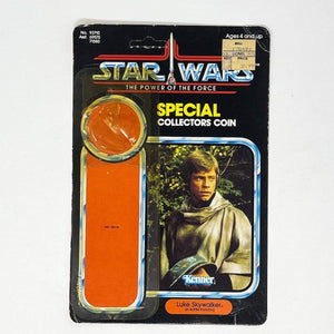 Vintage Kenner Star Wars Cardback Luke Skywalker Battle Poncho POTF Cardback (92-back)