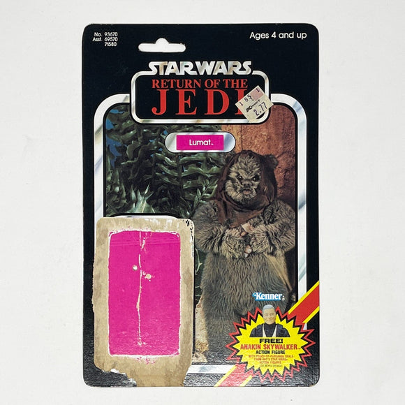 Vintage Kenner Star Wars Cardback Lumat ROTJ Cardback (79-back)