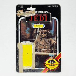 Vintage Kenner Star Wars Cardback Paploo ROTJ Cardback (79-back)