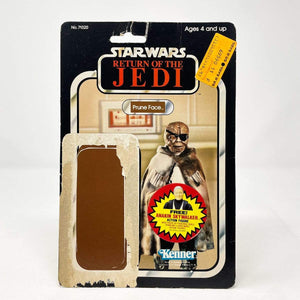 Vintage Kenner Star Wars Cardback Prune Face ROTJ Cardback (77-back)