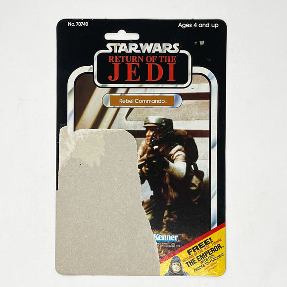 Vintage Kenner Star Wars Cardback Rebel Commando ROTJ Cardback (65-back)
