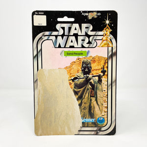 Vintage Kenner Star Wars Cardback Sand People (Tusken Raider) Star Wars Cardback (12-back)