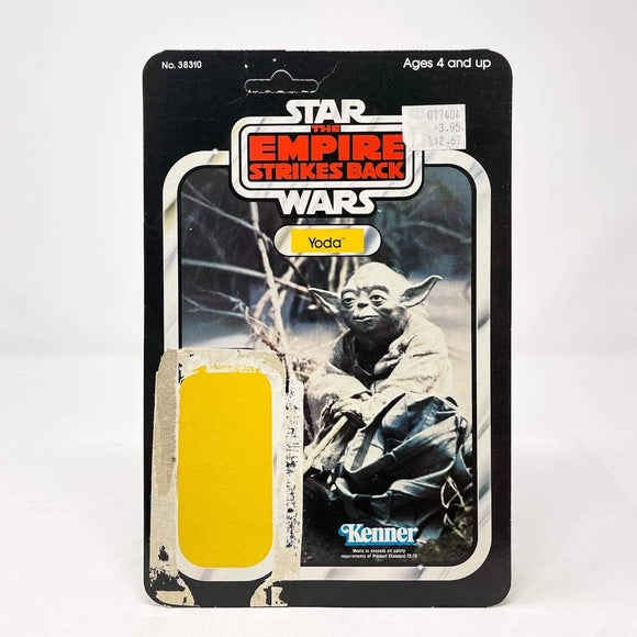 Vintage Kenner Star Wars Cardback Yoda ESB Cardback (32-back)