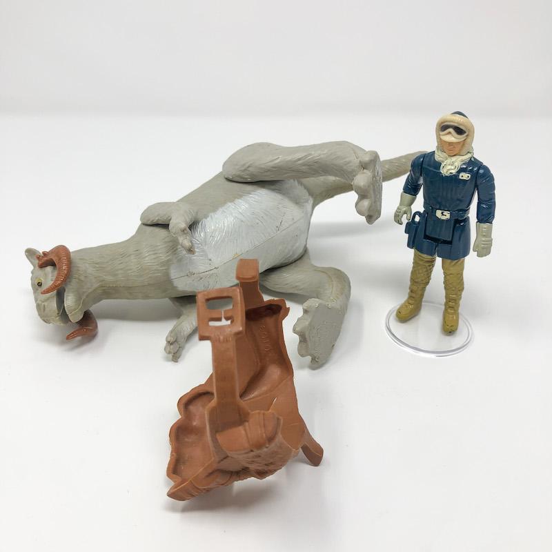 Vintage Kenner Star Wars Clearance Taun Taun (Broken Saddle) with Han Hoth Figure