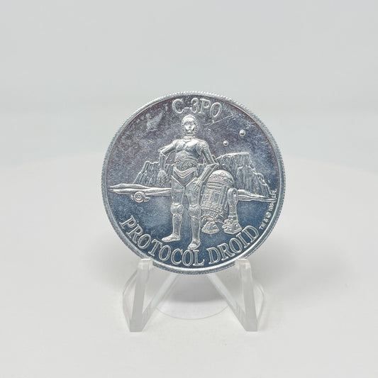 Vintage Kenner Star Wars Coin C-3PO POTF Coin