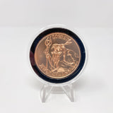 Vintage Kenner Star Wars Coin Logray EWOKS Coin