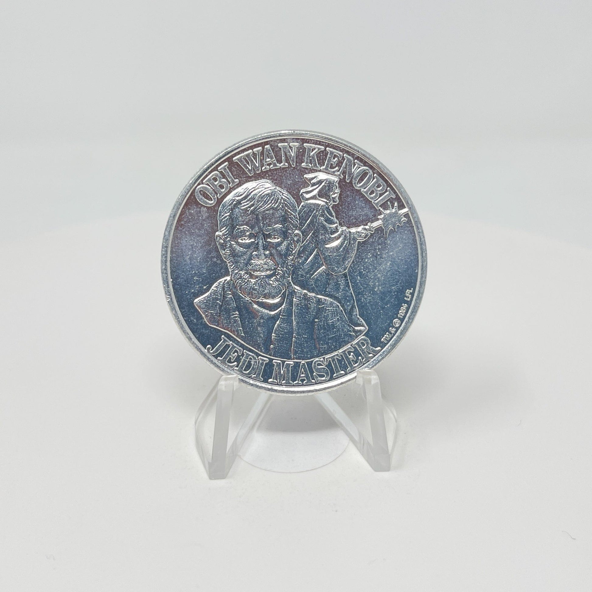 Vintage Kenner Star Wars Coin Obi-Wan Kenobi POTF Coin