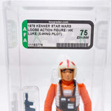 Vintage Kenner Star Wars LC Luke Skywalker X-Wing Pilot - Loose Graded AFA 75