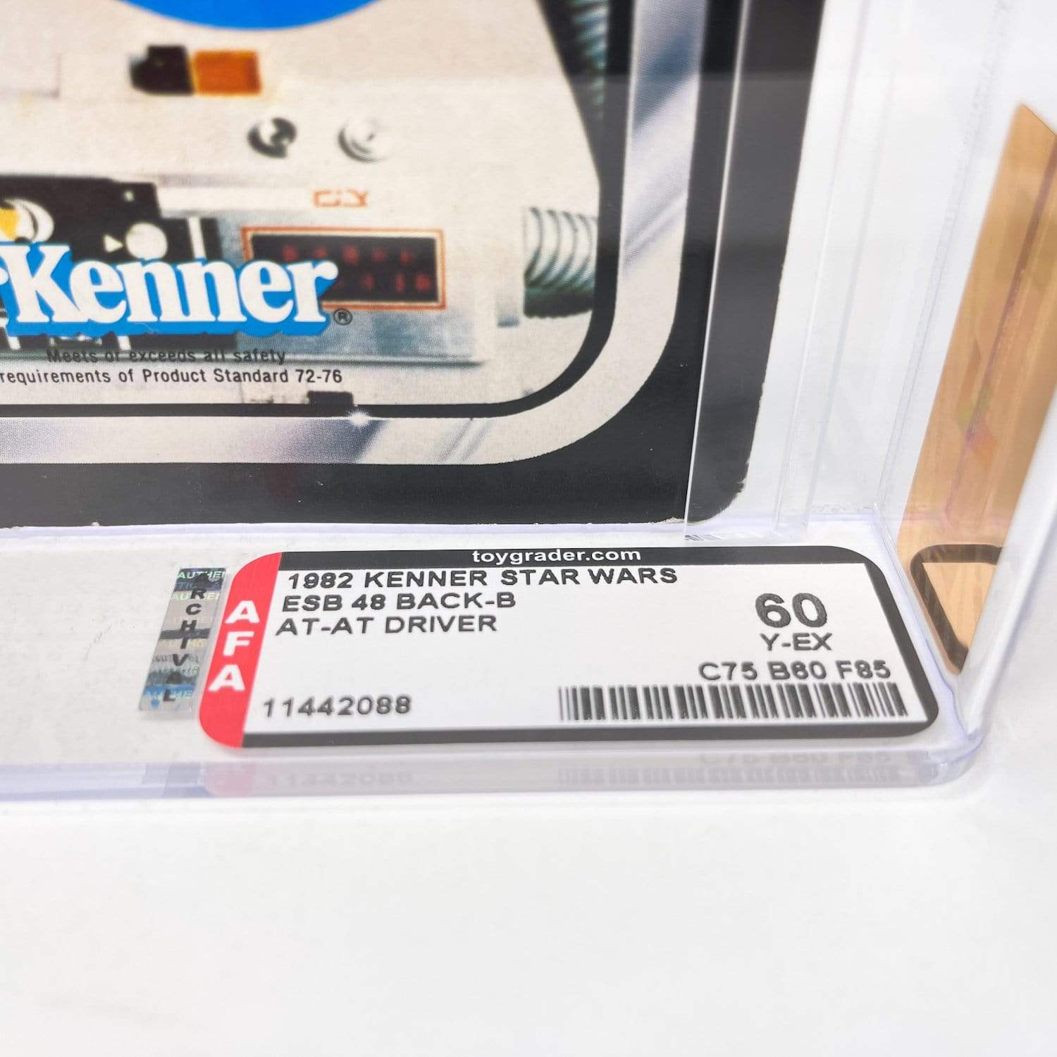 Vintage Kenner Star Wars MOC AT-AT Driver ESB 48B-back  - MOC AFA 60