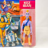 Vintage Kenner Star Wars MOC Kez Iban GLASSLITE DROIDS - Mint on Card