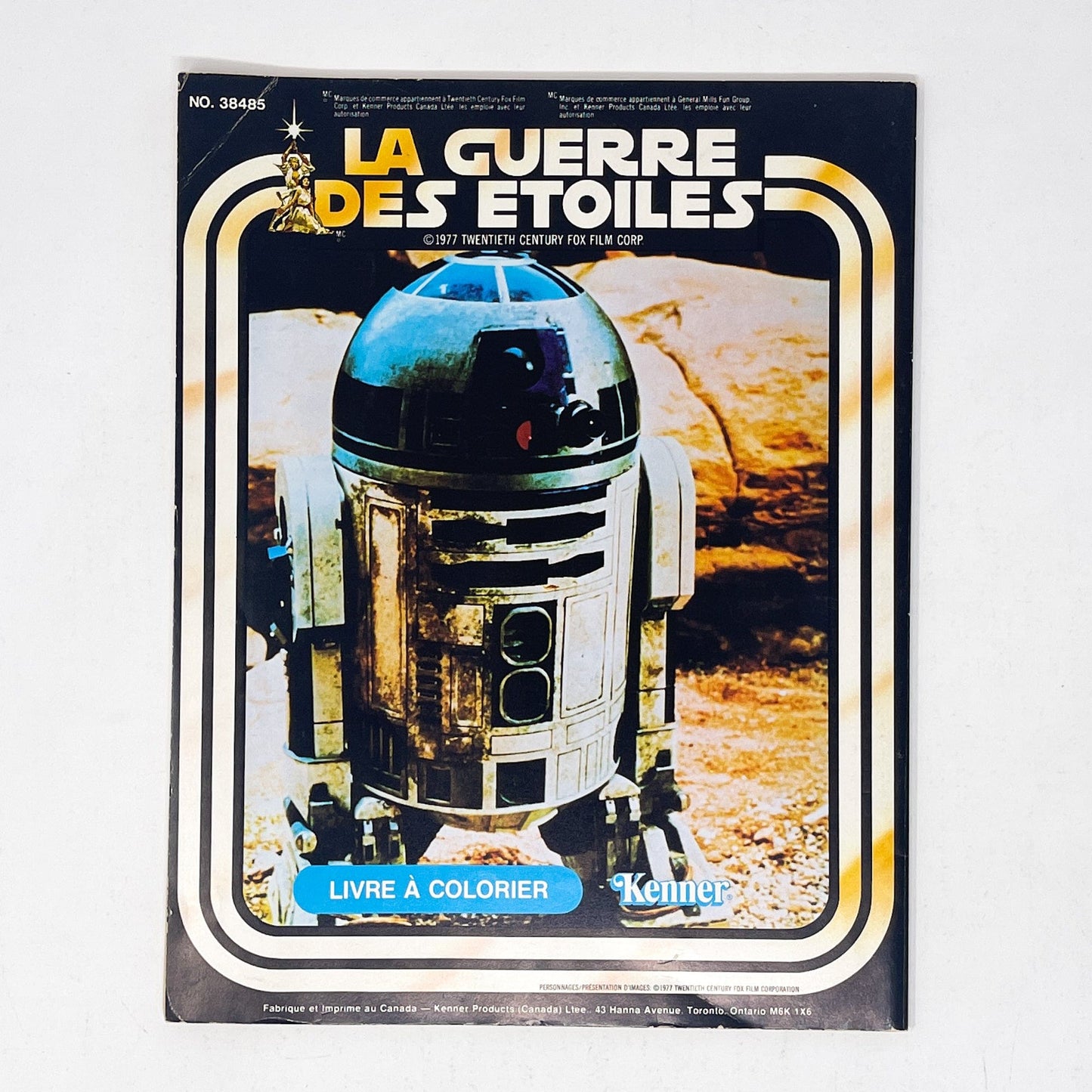 Vintage Kenner Star Wars Non-Toy Kenner Canada Star Wars Colouring Book - R2-D2