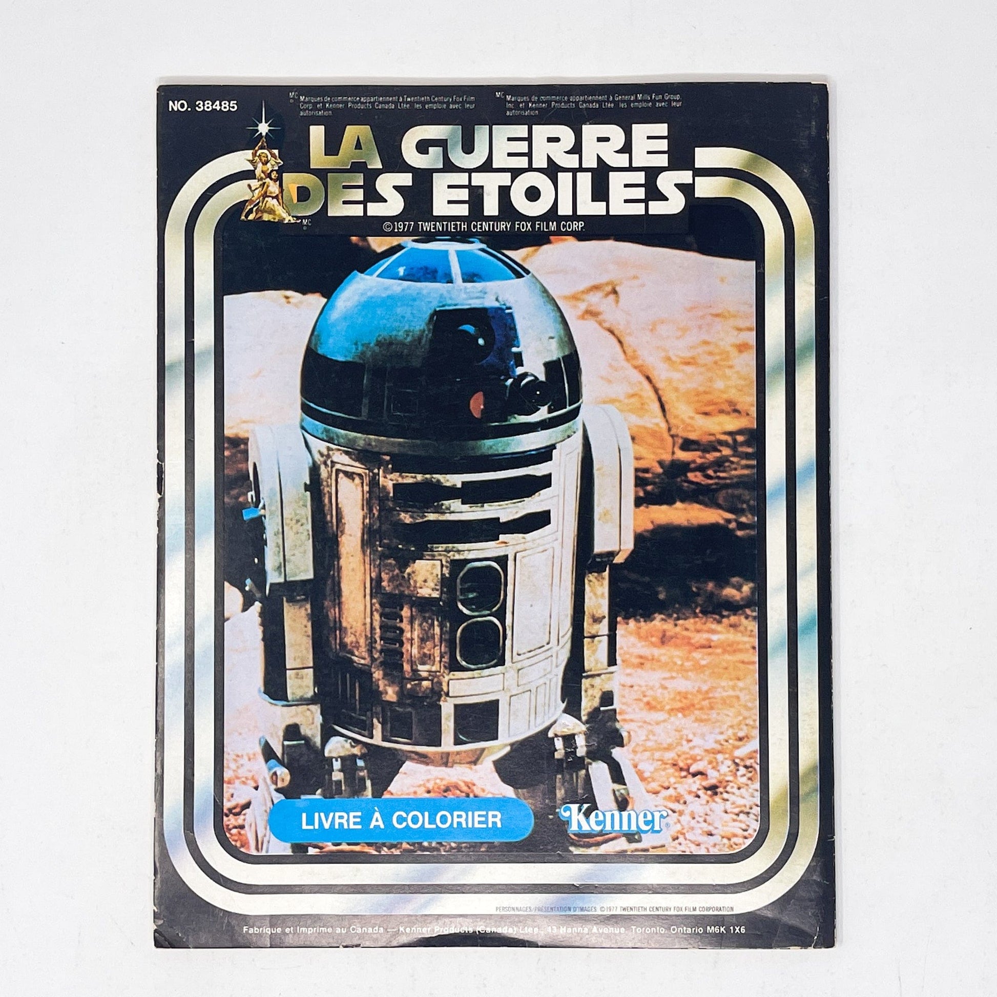 Vintage Kenner Star Wars Non-Toy Kenner Canada Star Wars Colouring Book - R2-D2
