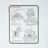 Vintage Kenner Star Wars Paper Dagobah Playset Instructions - Kenner Canada