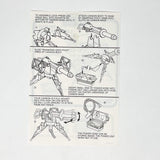 Vintage Kenner Star Wars Paper ESB & ROTJ Tri-Pod Laser Cannon Mini-Rig Instructions