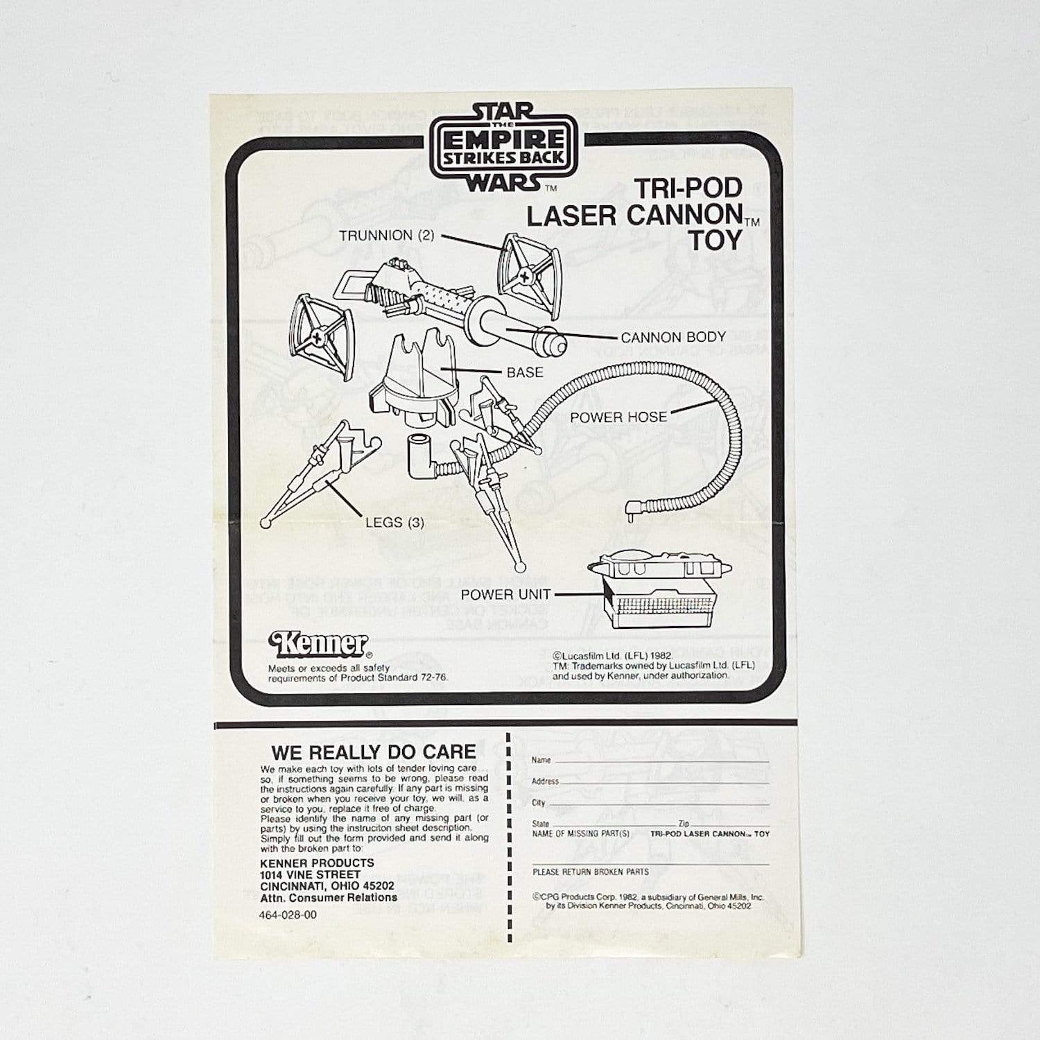 STAR WARS VINTAGE 1982 Kenner Radar Laser Cannon Complet 100% Original EUR 25,00 - FR STAR WARS VINTAGE 1982 Kenner Radar Laser Cannon Complet 100% Original EUR 25,00 - FR