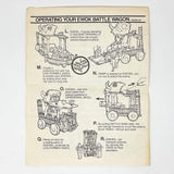 Vintage Kenner Star Wars Paper Ewok Battle Wagon Vehicle Instructions