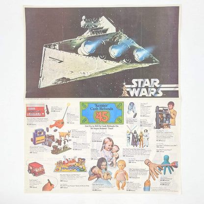 Vintage Kenner Star Wars Paper Kenner Toys Cash Refund Insert - Star Destroyer (1978)