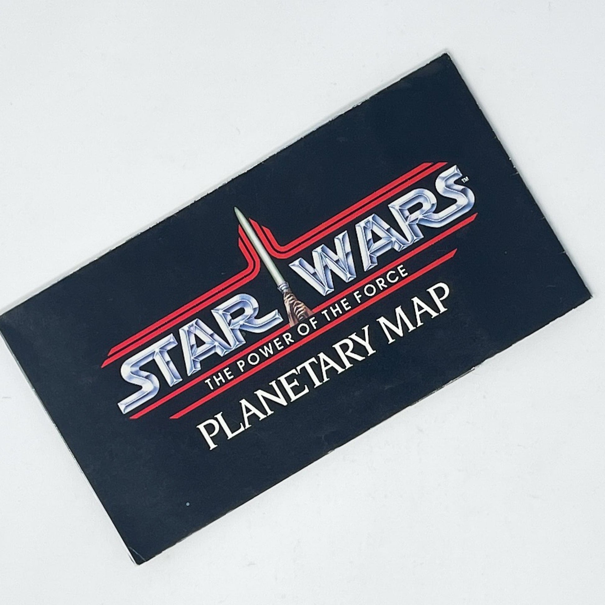 Vintage Kenner Star Wars Paper POTF Planetary Map - Tatooine (1984)