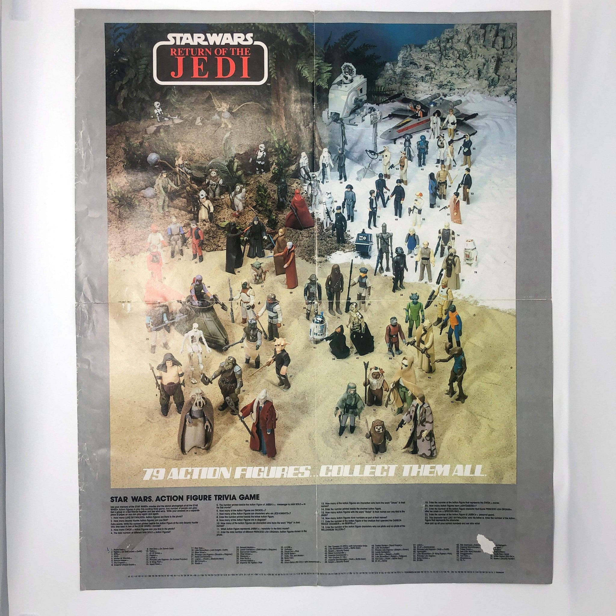 smal svømme midler ROTJ Star Wars Is Forever Action Figure Poster (1984) – 4th Moon Toys