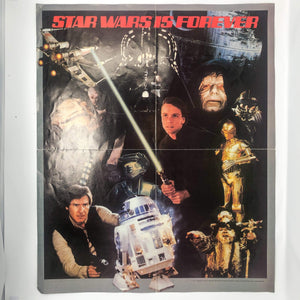 ROTJ Star Wars Is Forever Action Figure Poster (1984)