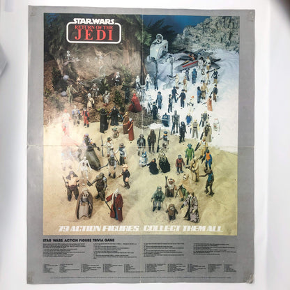 ROTJ Star Wars Is Forever Action Figure Poster (1984)