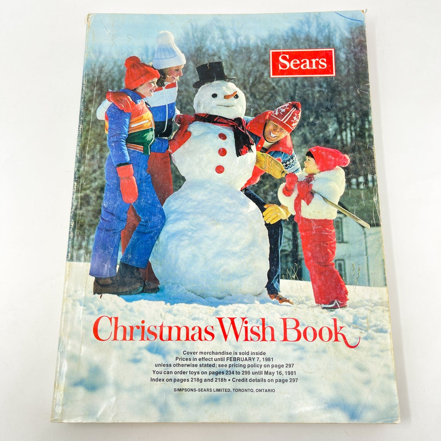 Sears Canada Christmas Wishbook Catalogs 1980-1982 Vintage Toys