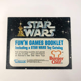 Star Wars Burger Chef Kenner Fun Book Mini-Catalog Insert (1978)