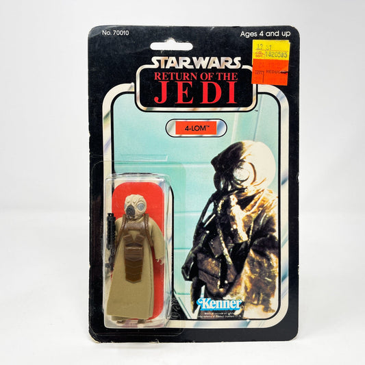 Vintage Kenner Star Wars Toy 4LOM ROTJ 65B-back MOC