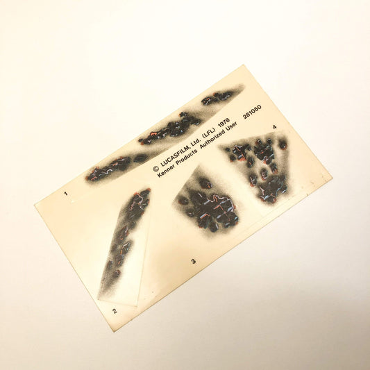 ROTJ Battle Damaged X-Wing Sticker Sheet Mint Unused